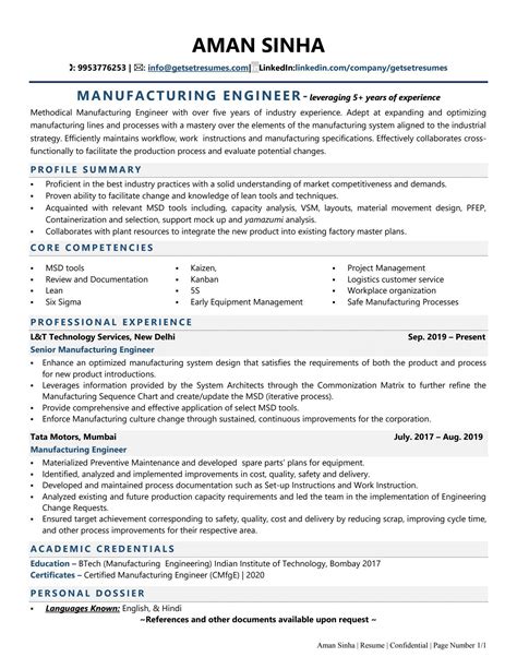 resume engineer plc cnc paint manufacturing|10 Manufacturing Engineer Resume Examples for 2024.